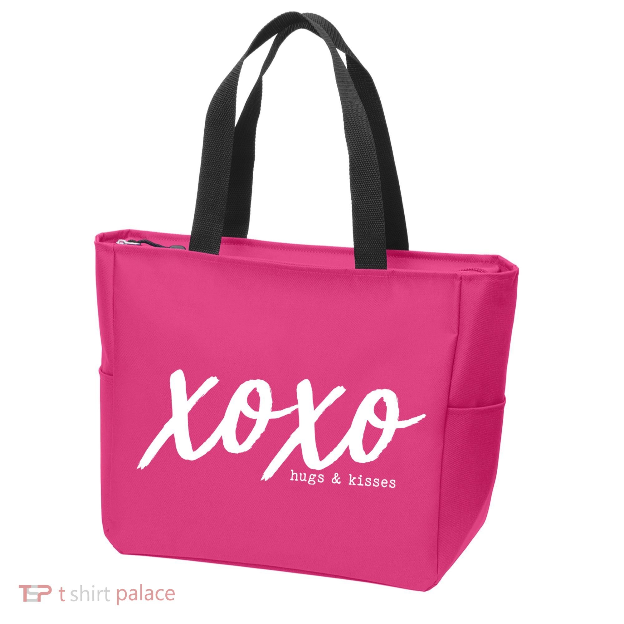 Cute Valentine X O X O Hugs And Kisses Tote Bag