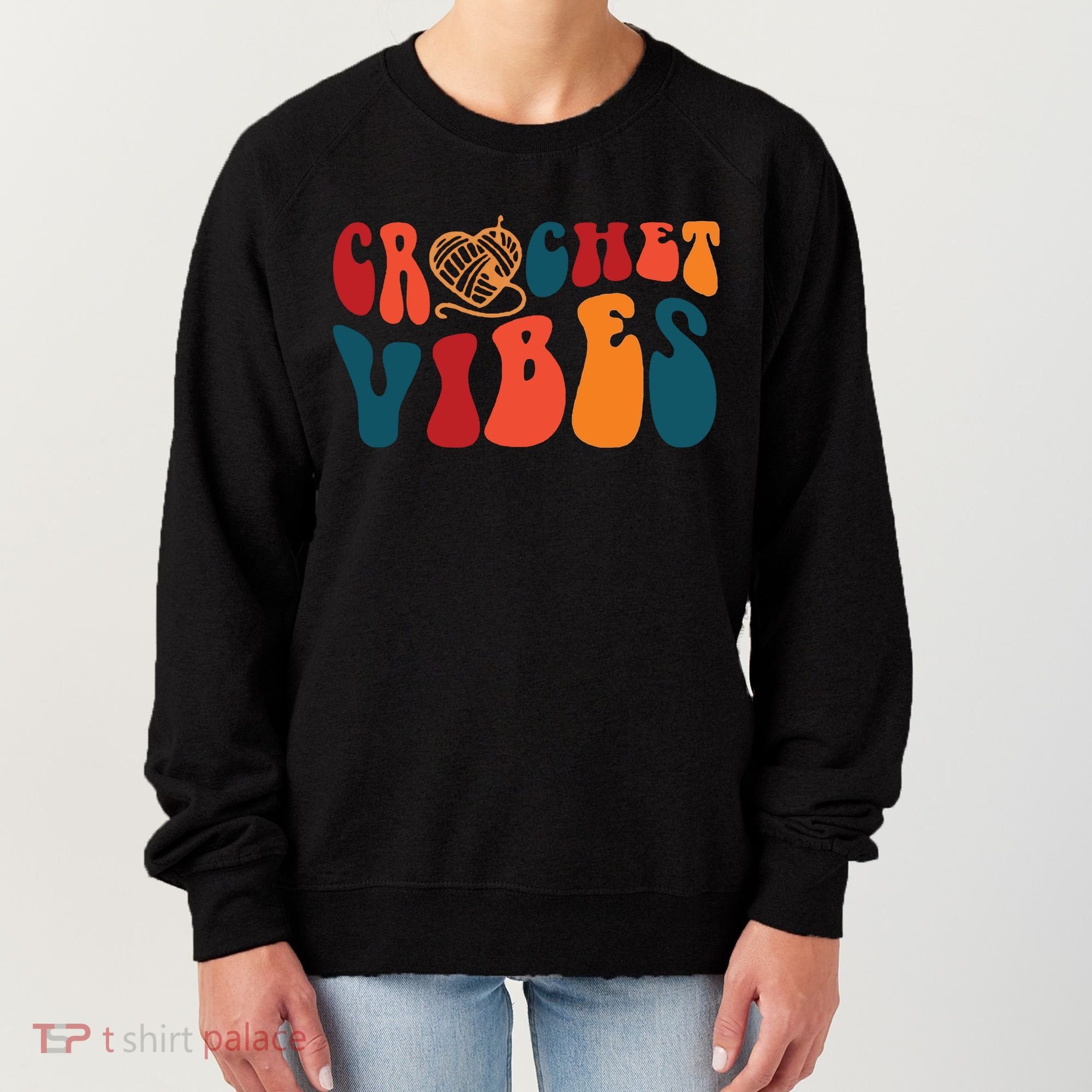 Crochet Vibes Yarn Women's Sweatshirt