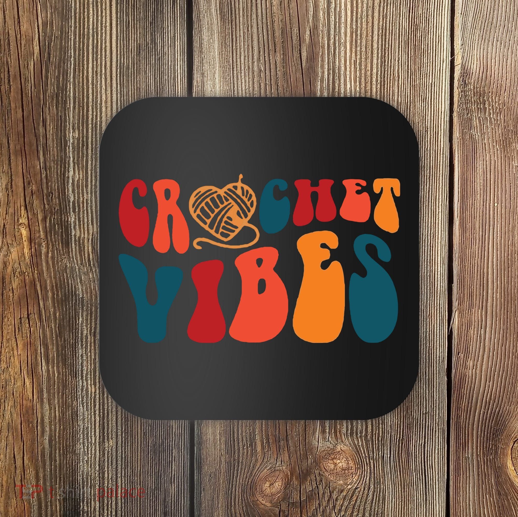 Crochet Vibes Yarn Coaster
