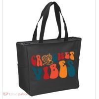 Crochet Vibes Yarn Tote Bag thumb 2