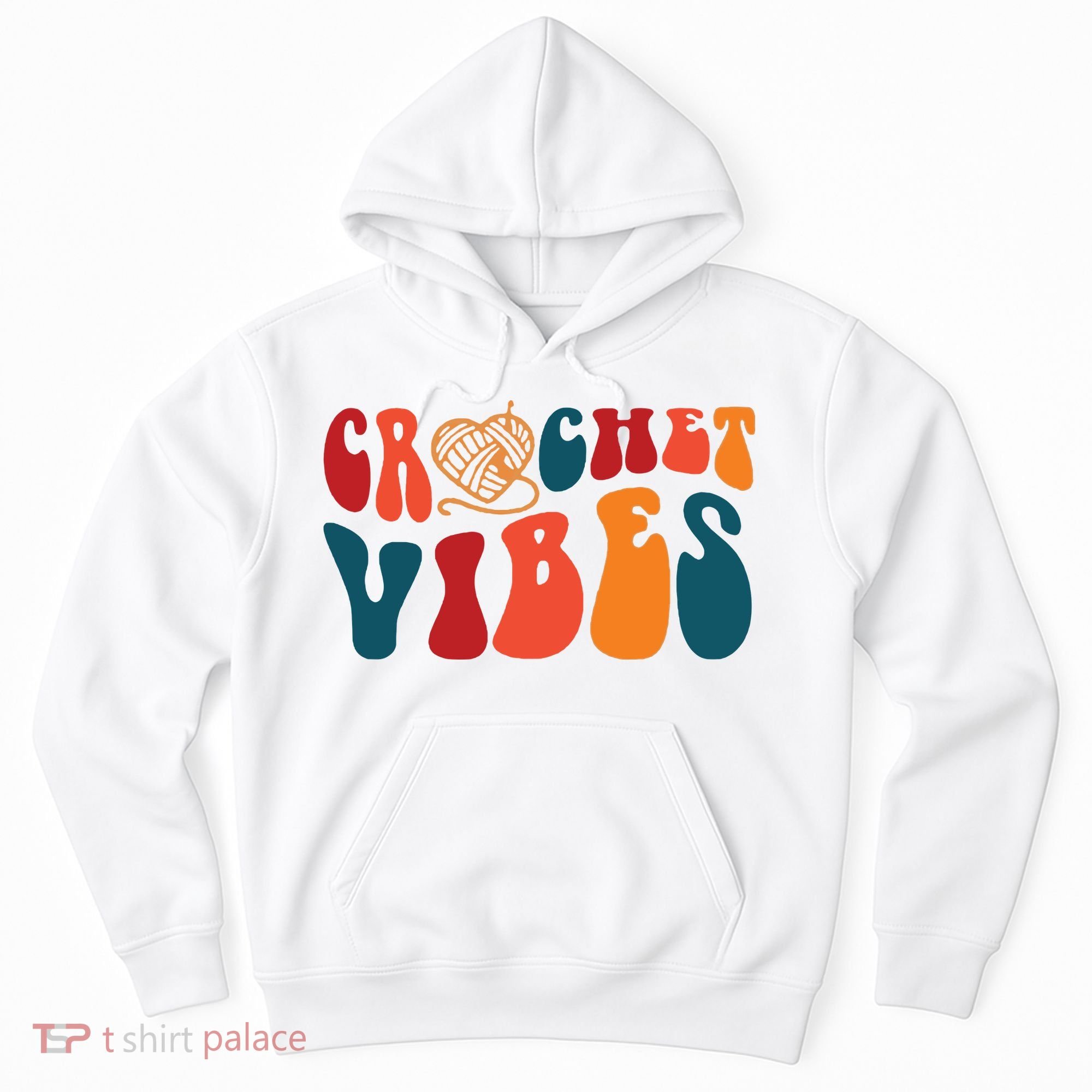 Crochet Vibes Yarn Hoodie
