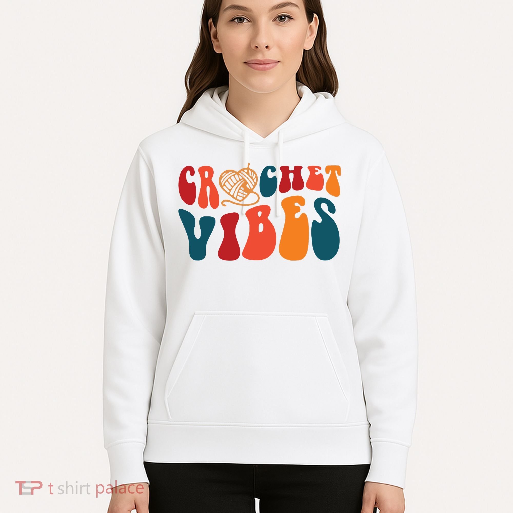 Crochet Vibes Yarn Hoodie