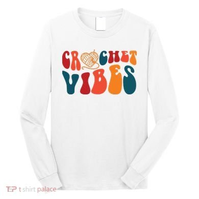 Crochet Vibes Yarn Long Sleeve Shirt