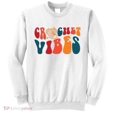Crochet Vibes Yarn Sweatshirt
