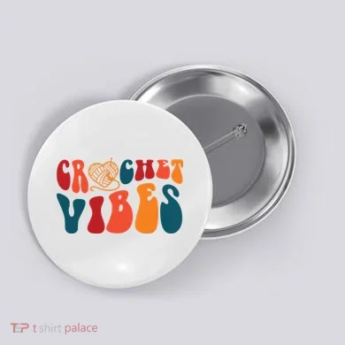 Crochet Vibes Yarn Button