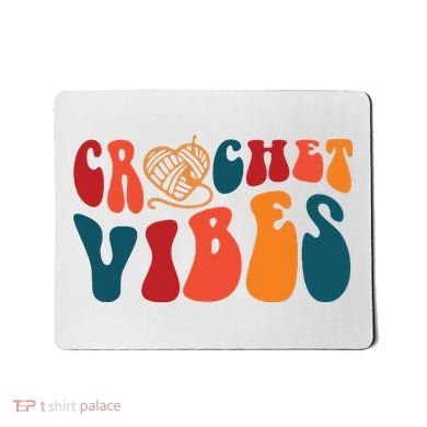 Crochet Vibes Yarn Mousepad