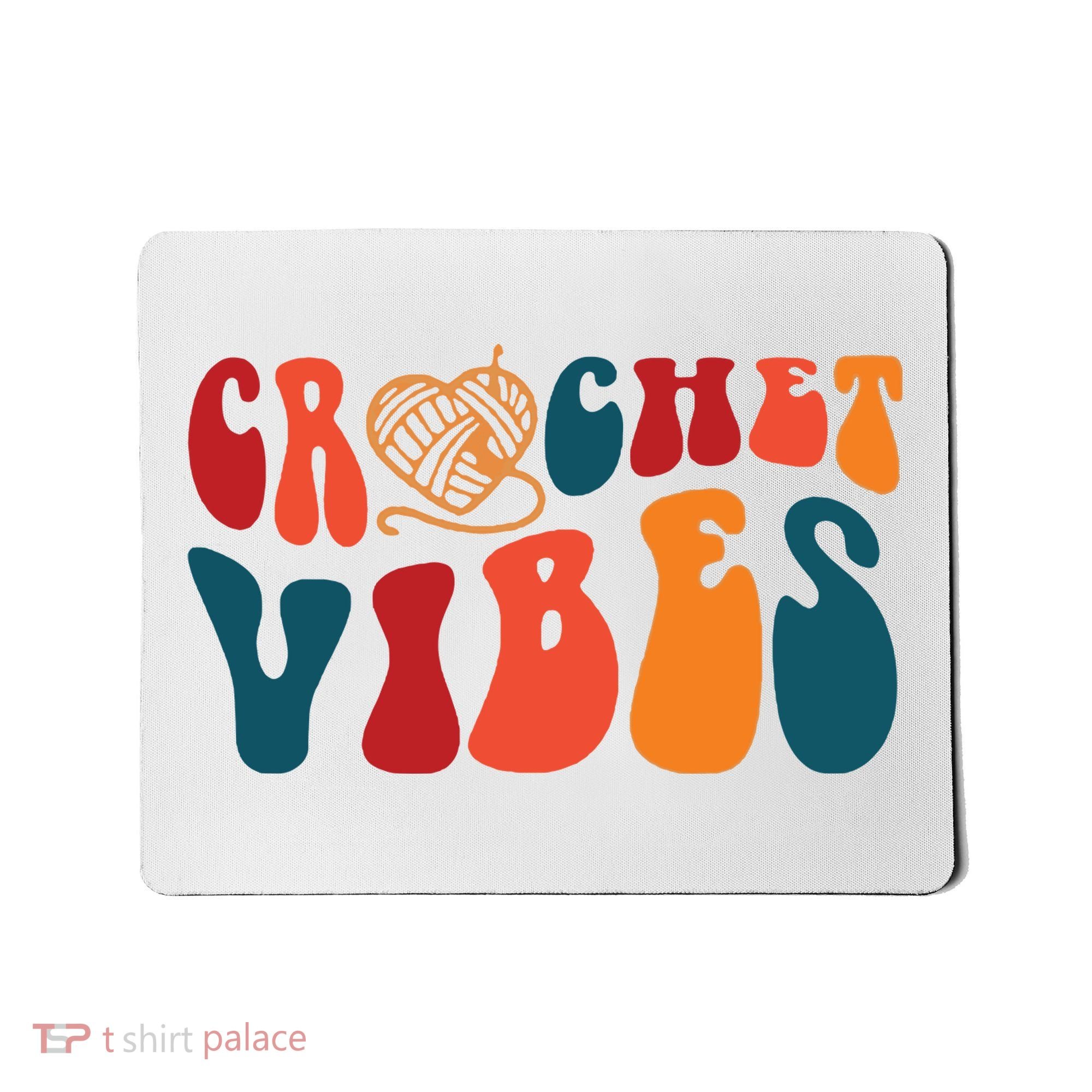 Crochet Vibes Yarn Mousepad