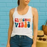 Crochet Vibes Yarn Women's Tank Top thumb 2