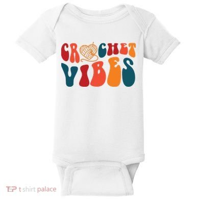 Crochet Vibes Yarn Baby Bodysuit