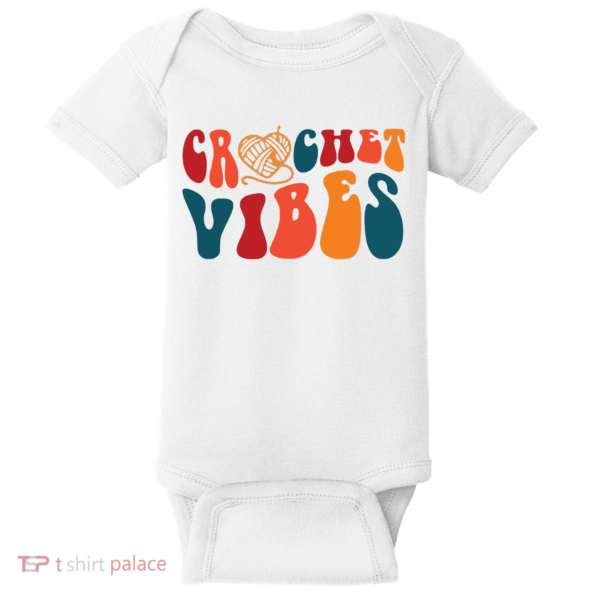 Crochet Vibes Yarn Baby Bodysuit