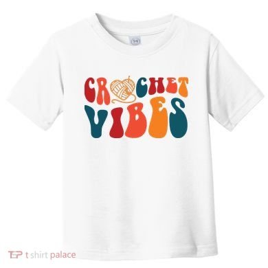 Crochet Vibes Yarn Toddler T-Shirt