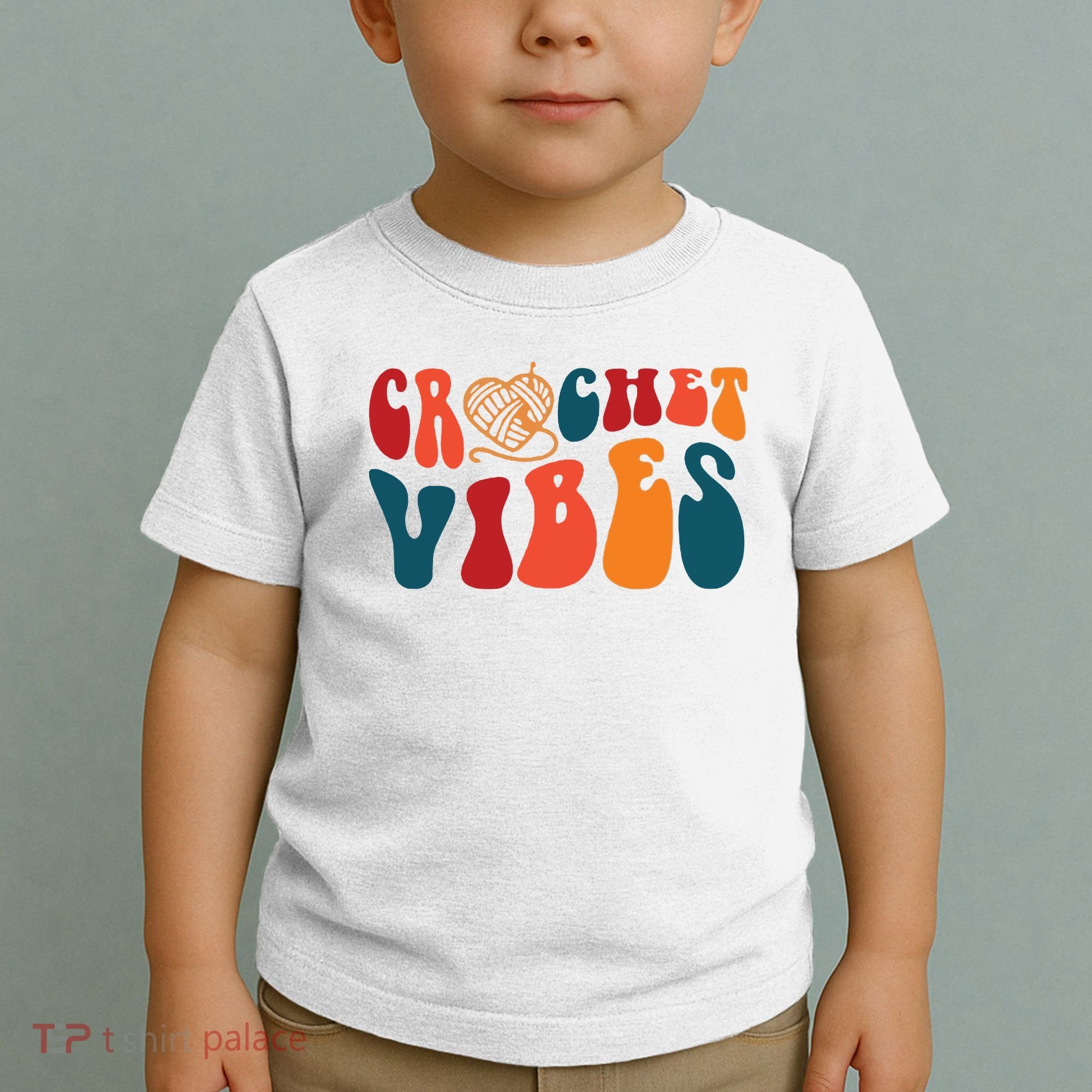 Crochet Vibes Yarn Toddler T-Shirt