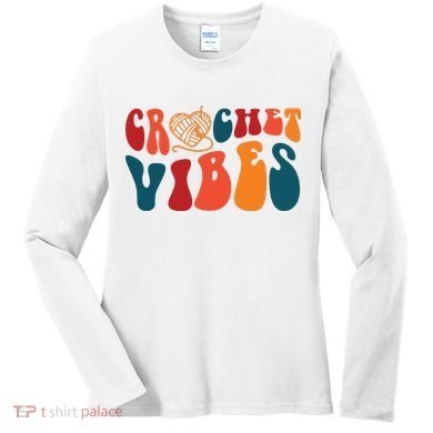 Crochet Vibes Yarn Women's Long Sleeve Shirt