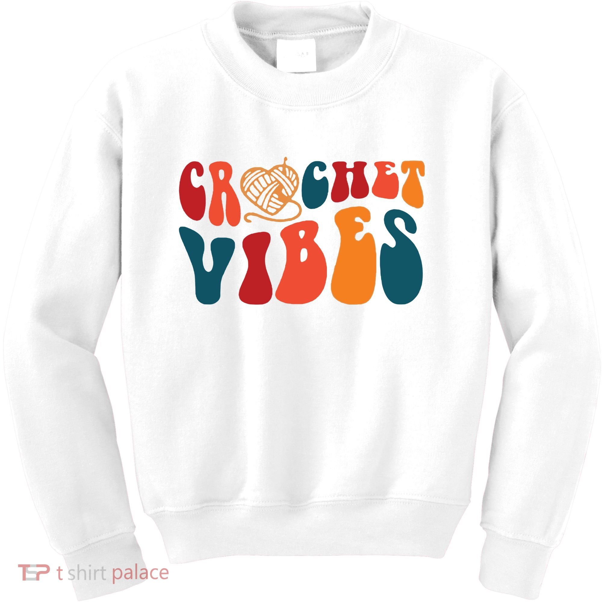 Crochet Vibes Yarn Kids Sweatshirt