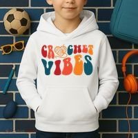 Crochet Vibes Yarn Kids Hoodie thumb 2
