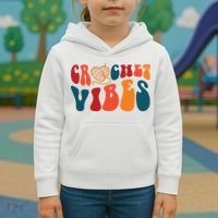 Crochet Vibes Yarn Kids Hoodie thumb 3