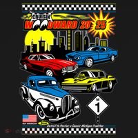 Cruisin Woodward 2025 Motown Skyline Bucket Hat thumb 4