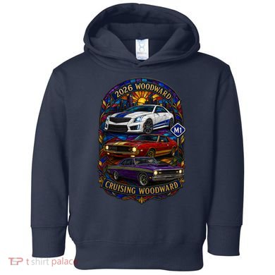 Cruising Woodward 2026 M1 Stained Glass Toddler Hoodie