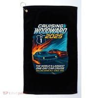 Cruising Woodward 2025 Golf Towel thumb 0