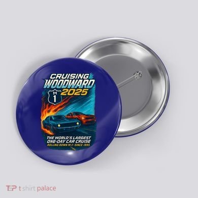 Cruising Woodward 2025 Button