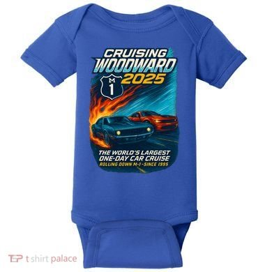 Cruising Woodward 2025 Baby Bodysuit