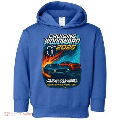 Cruising Woodward 2025 Toddler Hoodie