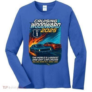 Cruising Woodward 2025 Women's Long Sleeve Shirt