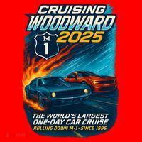 Cruising Woodward 2025 Santa Hat thumb 1