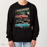 Cruising Woodward 2026 Finned Classic Car Cruise M1 Women's Sweatshirt thumb 0
