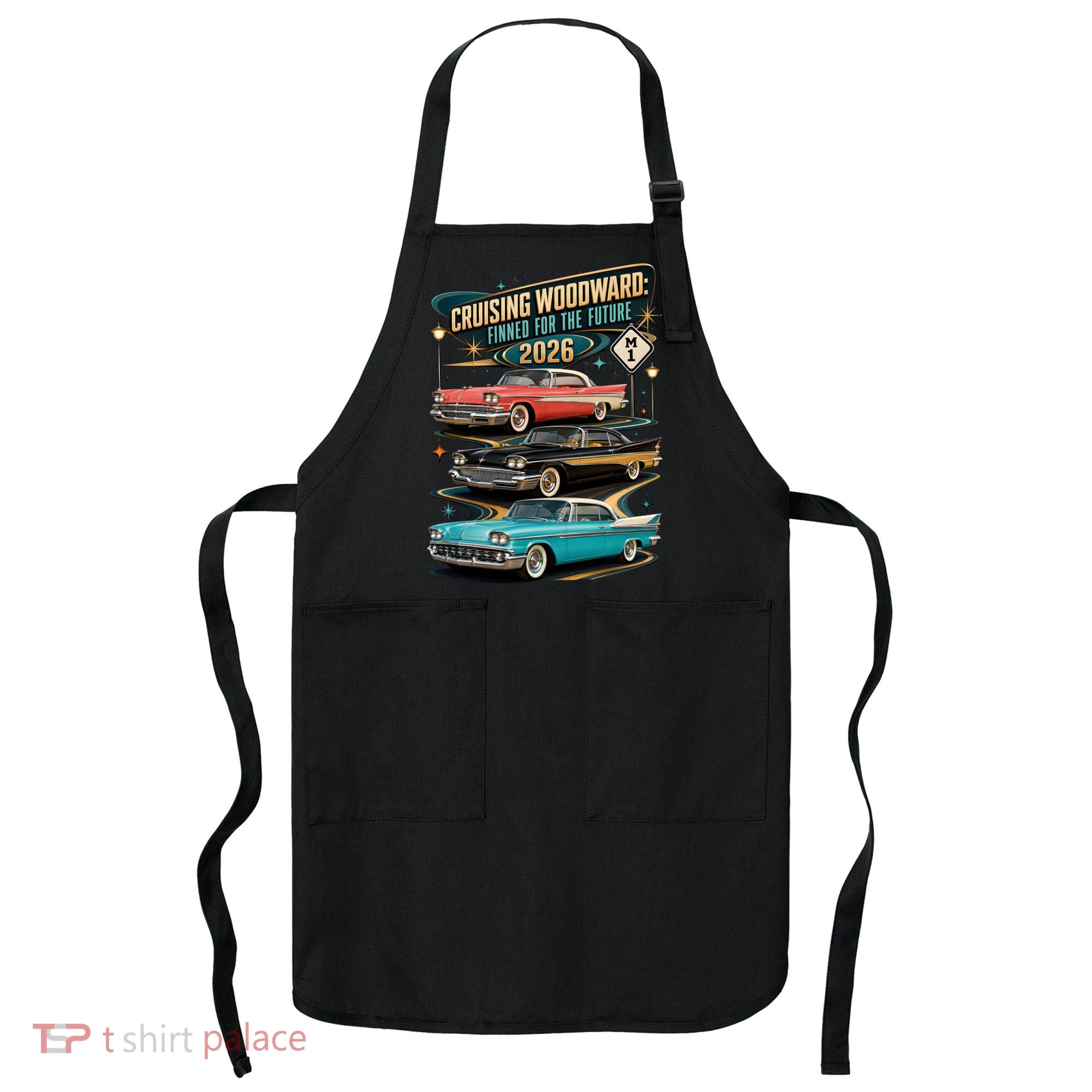 Cruising Woodward 2026 Finned Classic Car Cruise M1 Apron