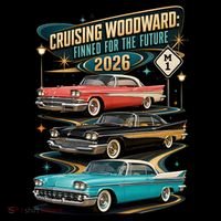 Cruising Woodward 2026 Finned Classic Car Cruise M1 Coffee Mug thumb 5