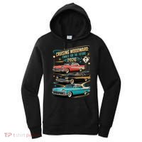 Cruising Woodward 2026 Finned Classic Car Cruise M1 Women's Hoodie thumb 0