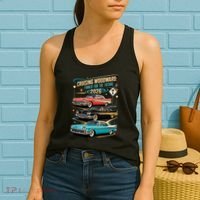 Cruising Woodward 2026 Finned Classic Car Cruise M1 Women's Tank Top thumb 2