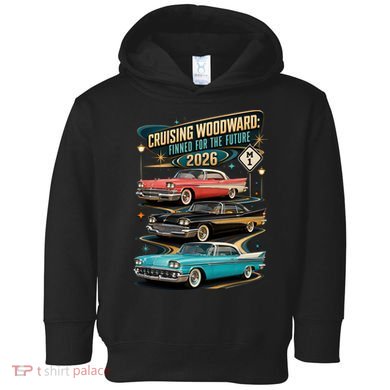 Cruising Woodward 2026 Finned Classic Car Cruise M1 Toddler Hoodie