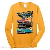 Cruising Woodward 2026 Finned Classic Car Cruise M1 Long Sleeve Shirt thumb 0