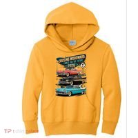 Cruising Woodward 2026 Finned Classic Car Cruise M1 Kids Hoodie thumb 0