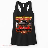 Cruisin Woodward 2025 Motor Mania Muscle Car Women's Tank Top thumb 0