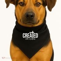 Created With A Purpose Christian USA-Made Doggie Bandana thumb 1