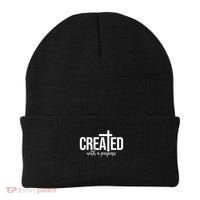 Created With A Purpose Christian Beanie thumb 0
