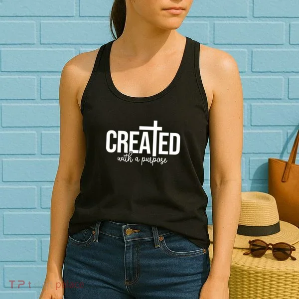 Created With A Purpose Christian Women's Tank Top
