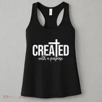 Created With A Purpose Christian Women's Tank Top thumb 3