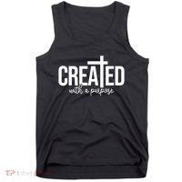 Created With A Purpose Christian Tank Top thumb 0