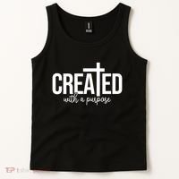 Created With A Purpose Christian Tank Top thumb 2
