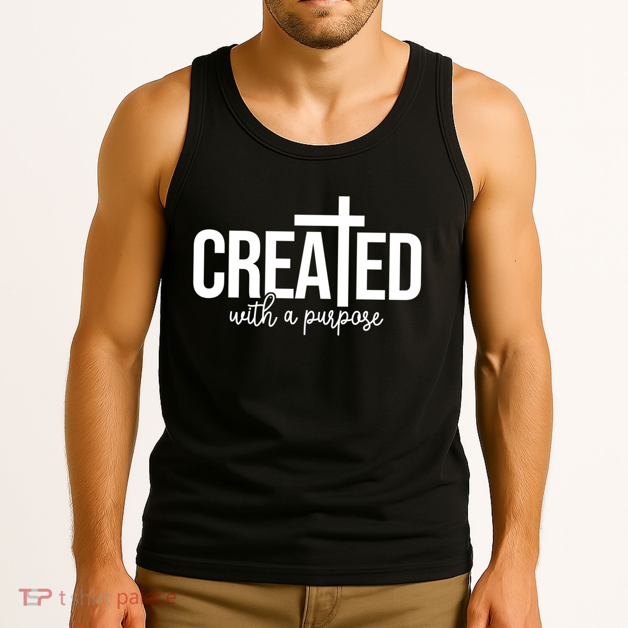Created With A Purpose Christian Tank Top