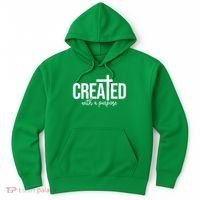 Created With A Purpose Christian Hoodie thumb 0