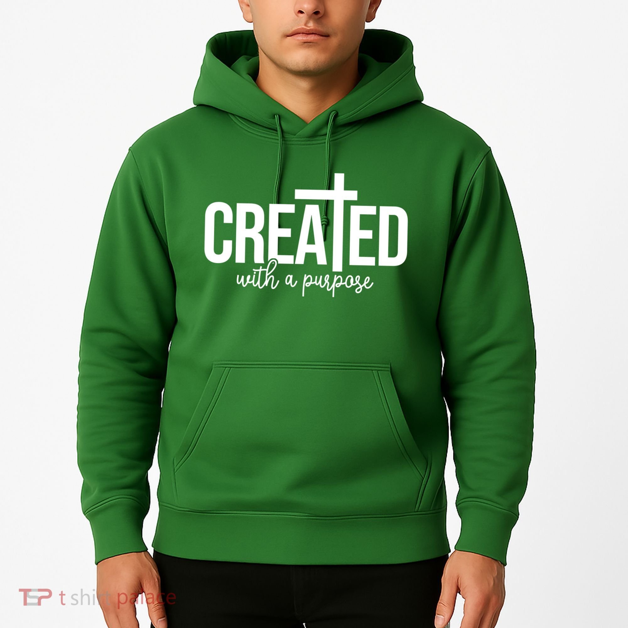 Created With A Purpose Christian Hoodie