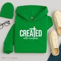 Created With A Purpose Christian Hoodie thumb 4