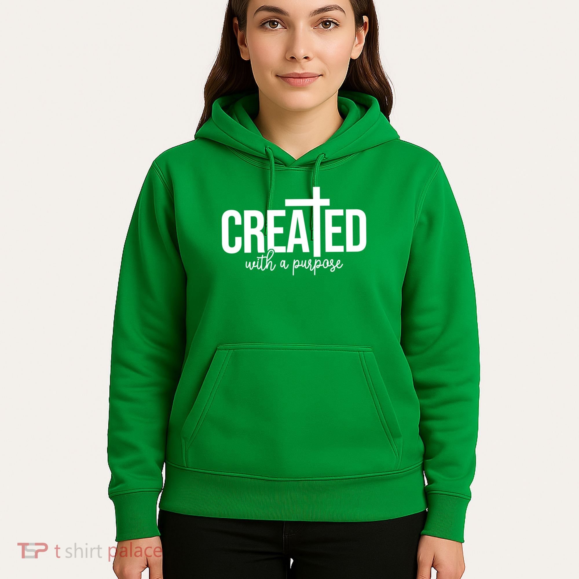 Created With A Purpose Christian Hoodie