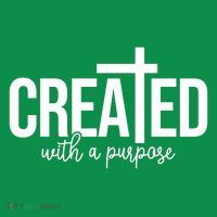 Created With A Purpose Christian Sweatshirt thumb 3