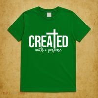 Created With A Purpose Christian T-Shirt thumb 5